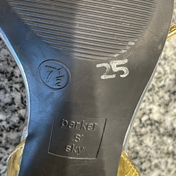 ankle strap 3-color (metallic gold silver) sandal - Picture 6 of 11